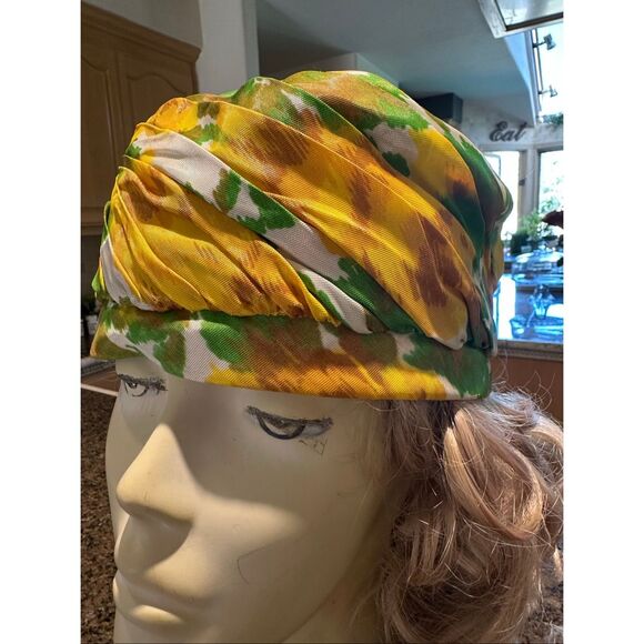 Vintage turban Style hat - Picture 2 of 6